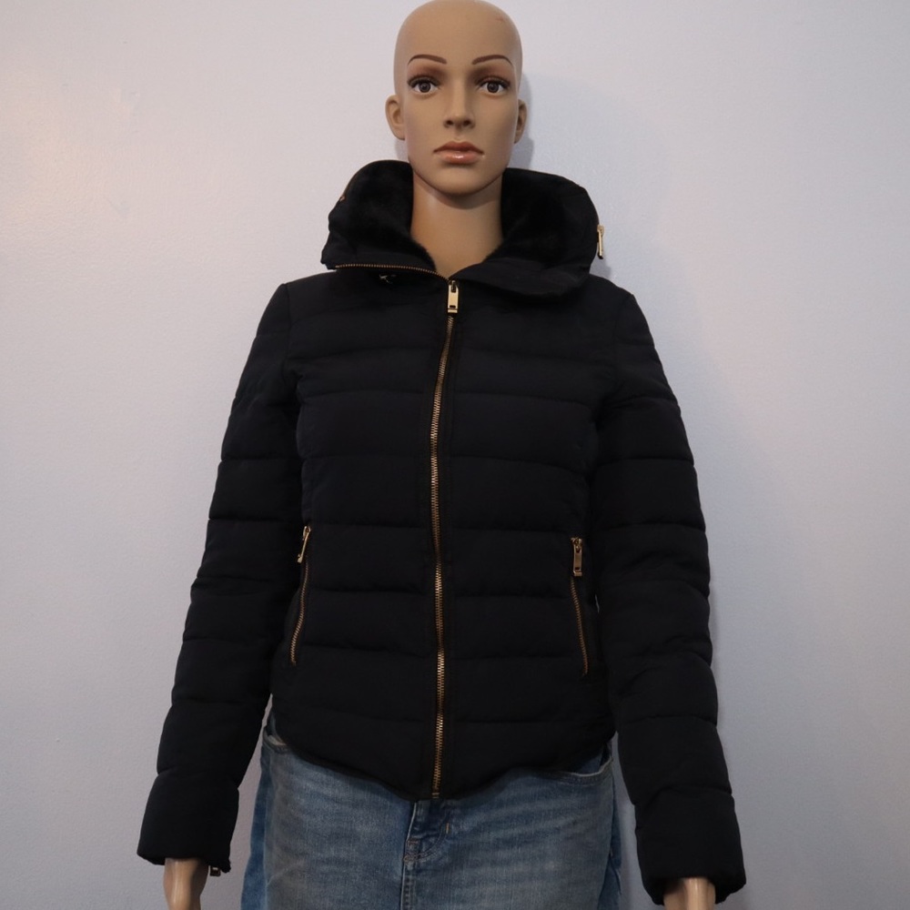 ZARA Basics Black Coat - Women’s